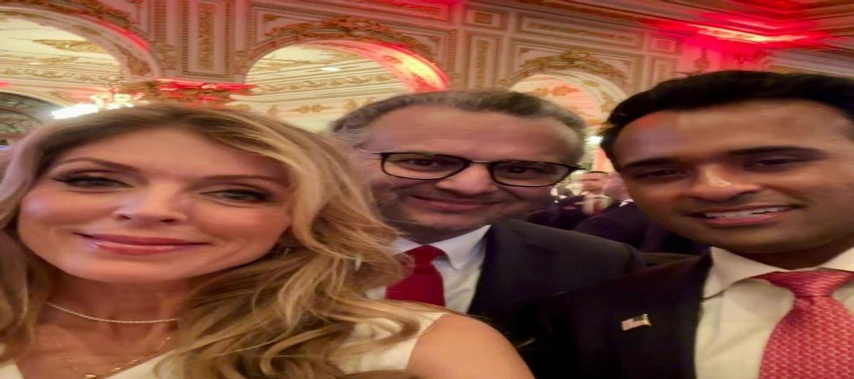 特朗普第二任老婆玛拉·梅普尔斯这是要上天啊！选举之夜，她在海湖庄园拍照片，还特意