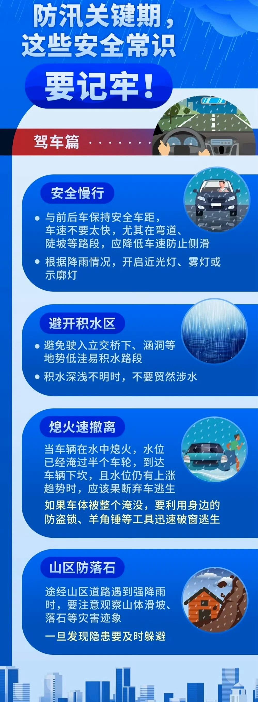 ⚠️ 汛期已至！山洪突袭往往猝不及防，这些避险逃生知识，每个人都要牢记于心，关键