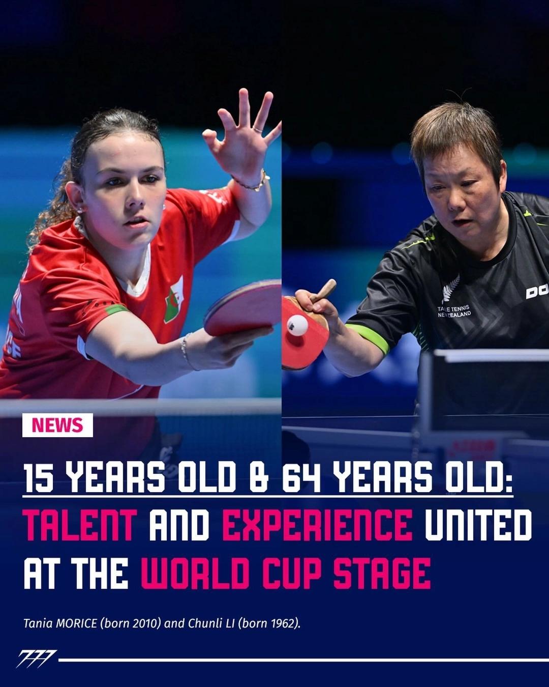 两代乒乓人同场，比输赢更动人。
 
2026年3月30日，澳门乒乓球世界杯首个比
