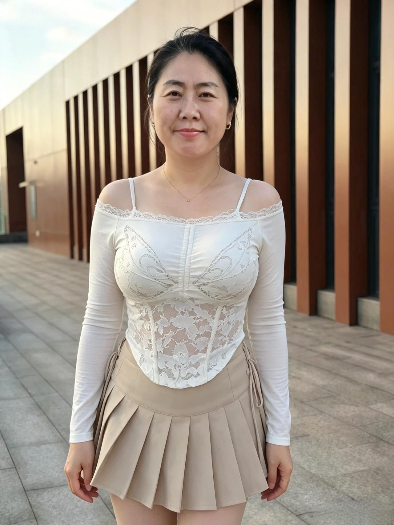 不必繁花作衬，
你的美是沉静的河流。
一笑之间，
褪去浮华，
把寻常日子，
活出