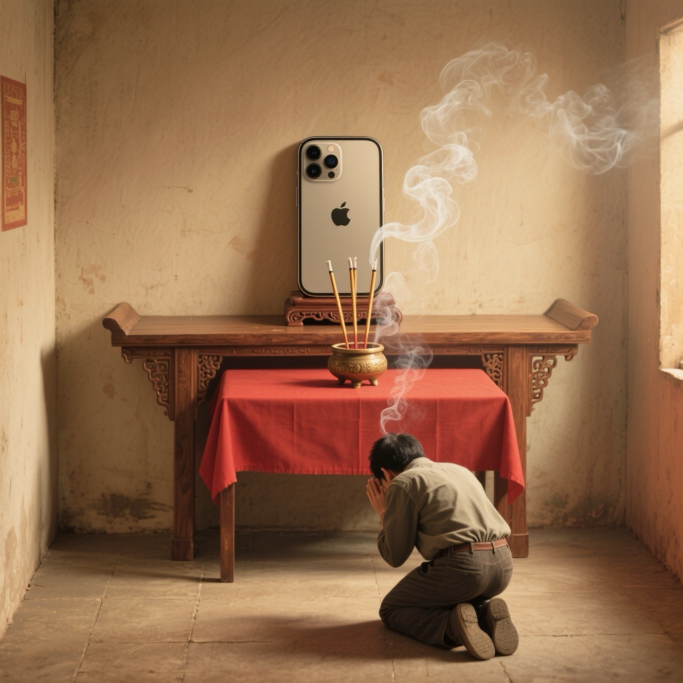 iPhone充电坏习惯我一般苹果手机买回来，都是直接供起来，每天上香磕头。[祈祷