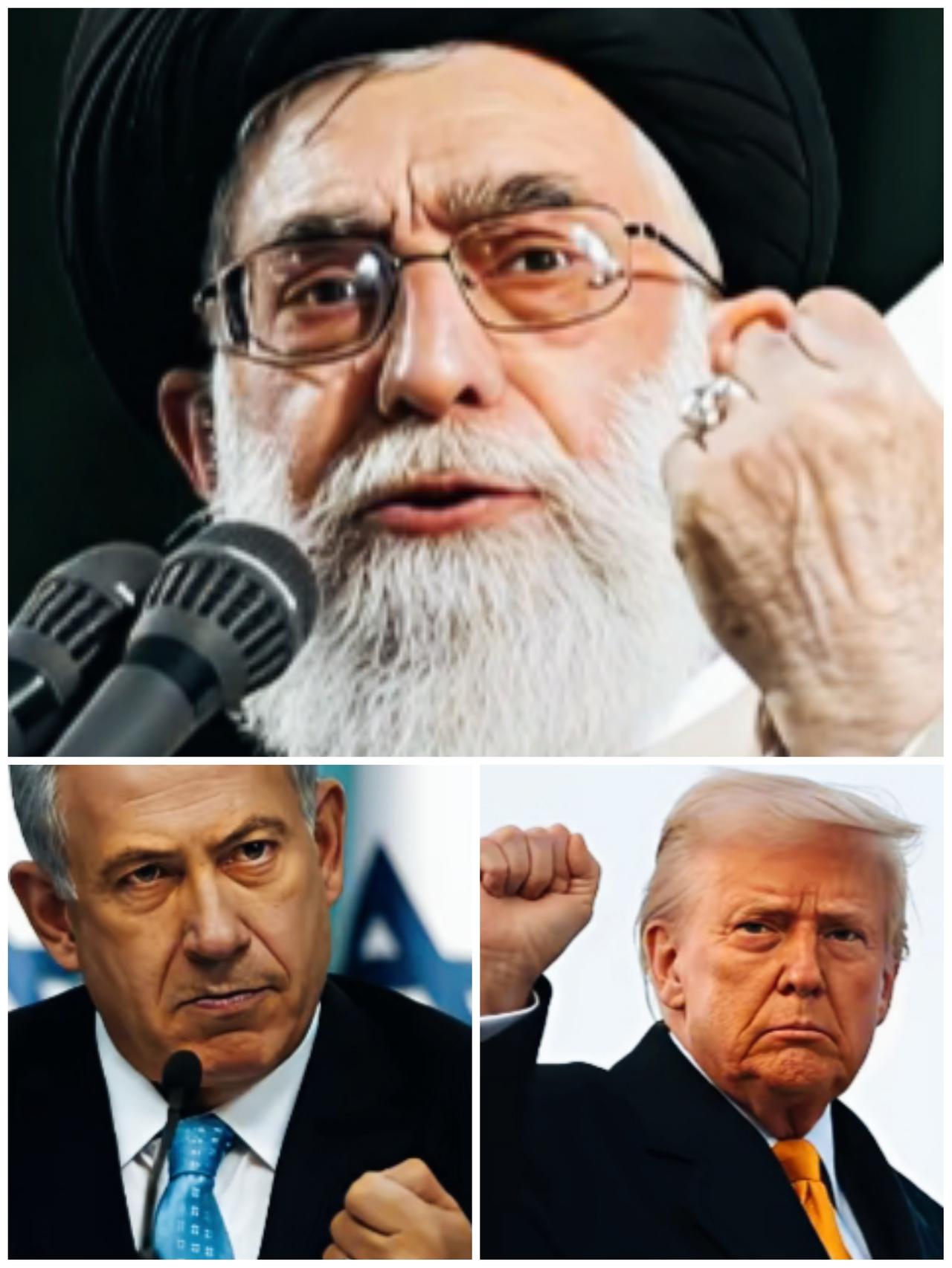 哈梅内伊、内塔尼亚胡、特朗普三人，表面看都是握拳的姿势，各自的内心却完全不一样！