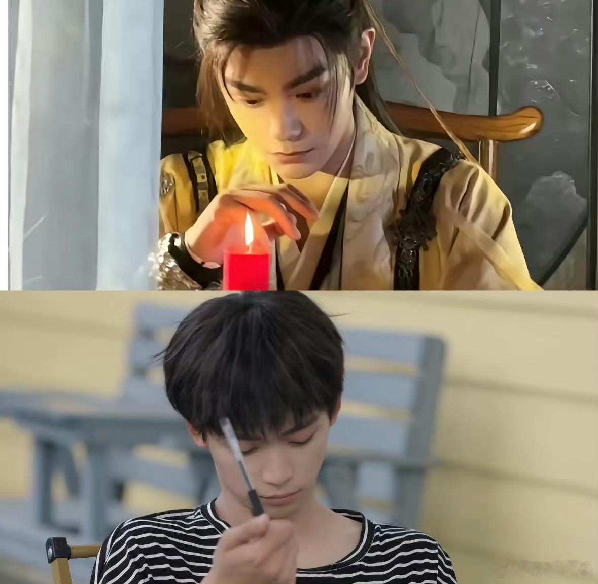 梓渝眉眼像丁禹兮气质像彭昱畅眉眼像丁禹兮气质像彭昱畅 两个人一点也不像哈 各有各