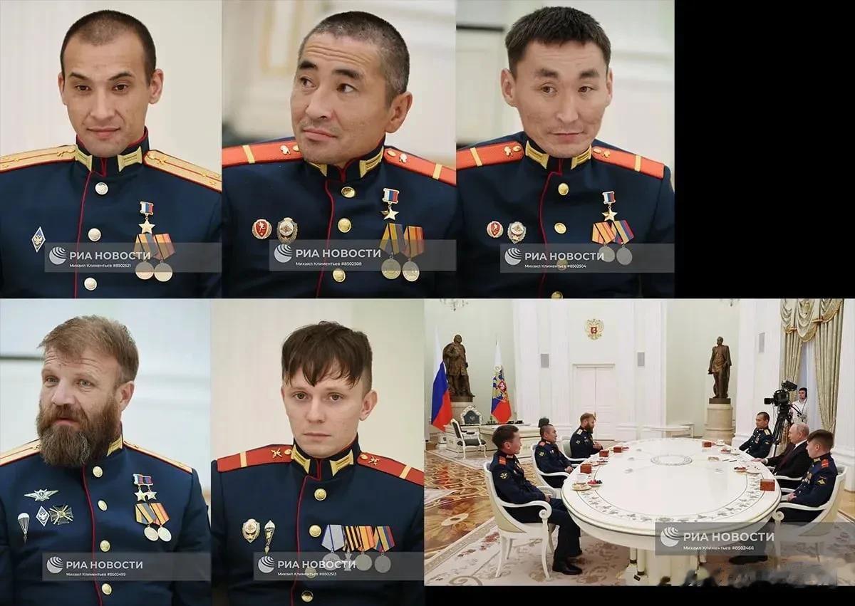 英雄！普京亲自接见“阿廖沙”坦克小组成员，并颁发奖章。
在乌克兰以1歼8的阿廖沙