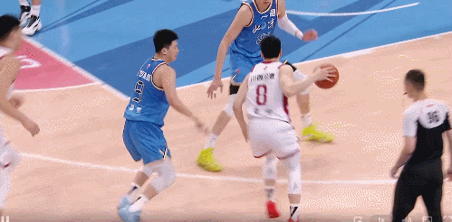 北京男篮vs山西男篮 杰曼这球太快了，直接让对手吸尾气 