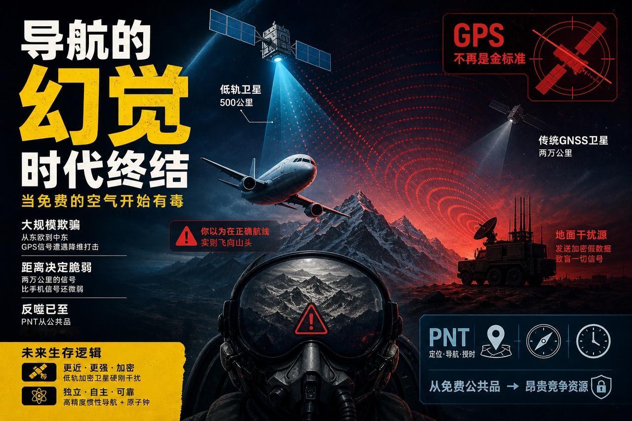 【GPS不再可信：全球导航正进入“付费增强”时代】

GPS不再是金标准。最近X