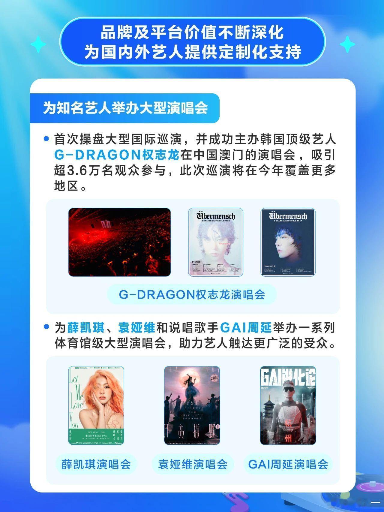 我的演唱会都让谁看了 恭喜TIA的月亮撒野2.0登上腾讯音乐财报。演唱会水准高到