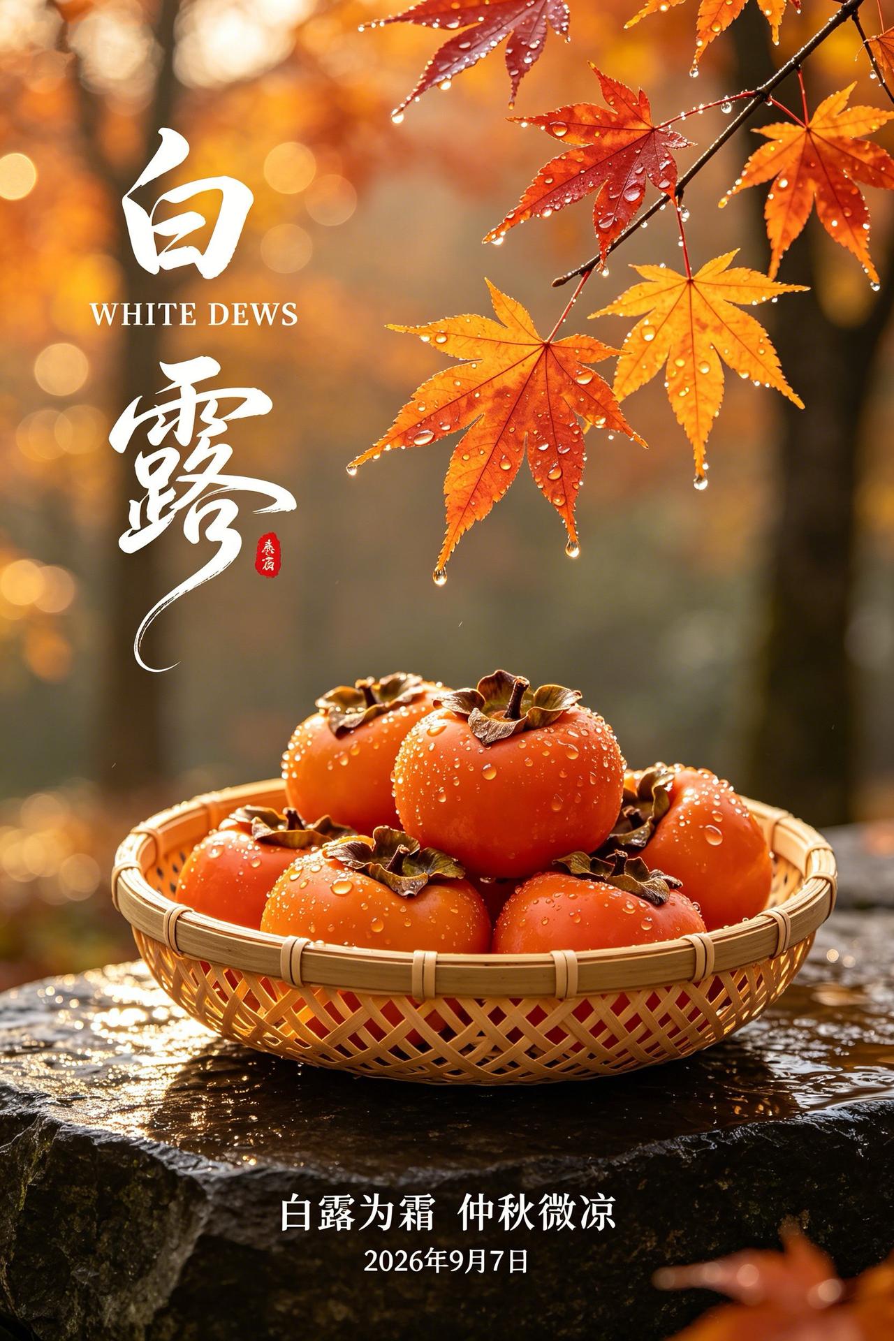 时至白露，露凝而白，秋天的氛围感扑面而来🌻。晨露点点，桂香浮动，满目皆是独属于