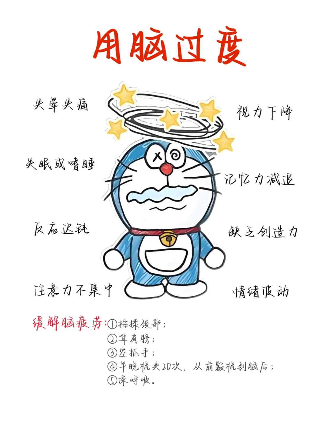 医学生笔记——用脑过度