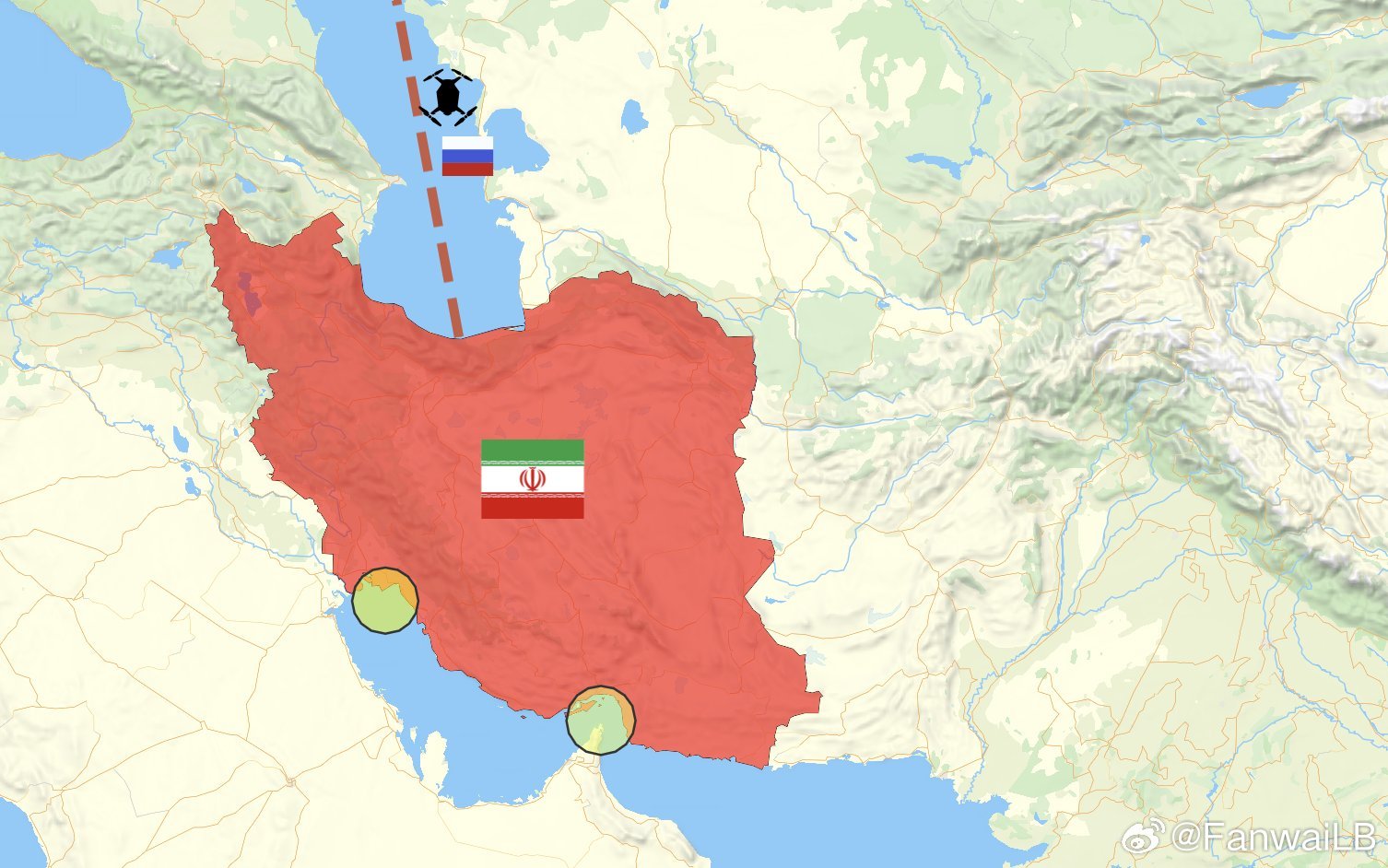 司机现在整天向美国特朗普总统报告，大递向卫队提供了美军的卫星图像和坐标，帮助打掉