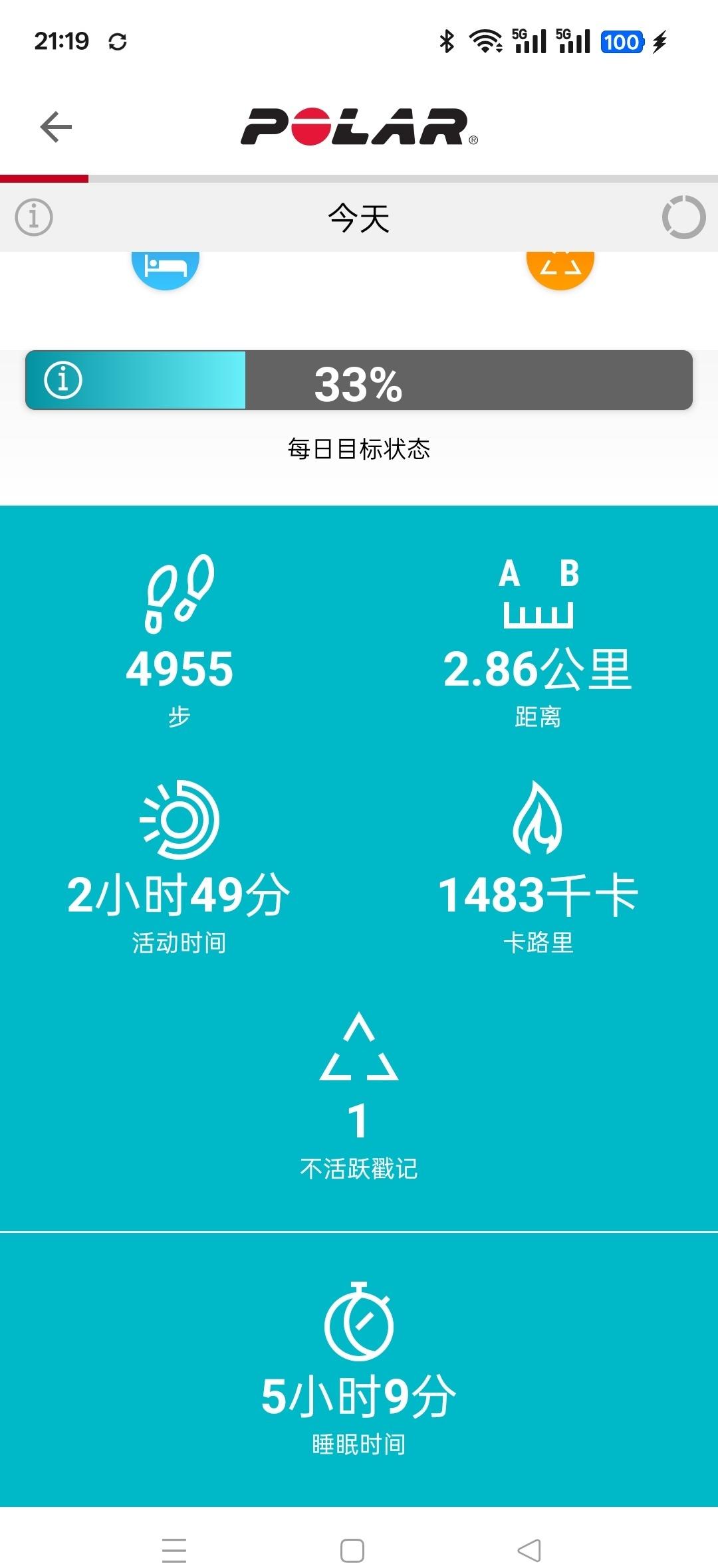 杭马5-8km有连续短促上下坡啊，看来公园带坡环形道要多跑。
晚安 ​​​