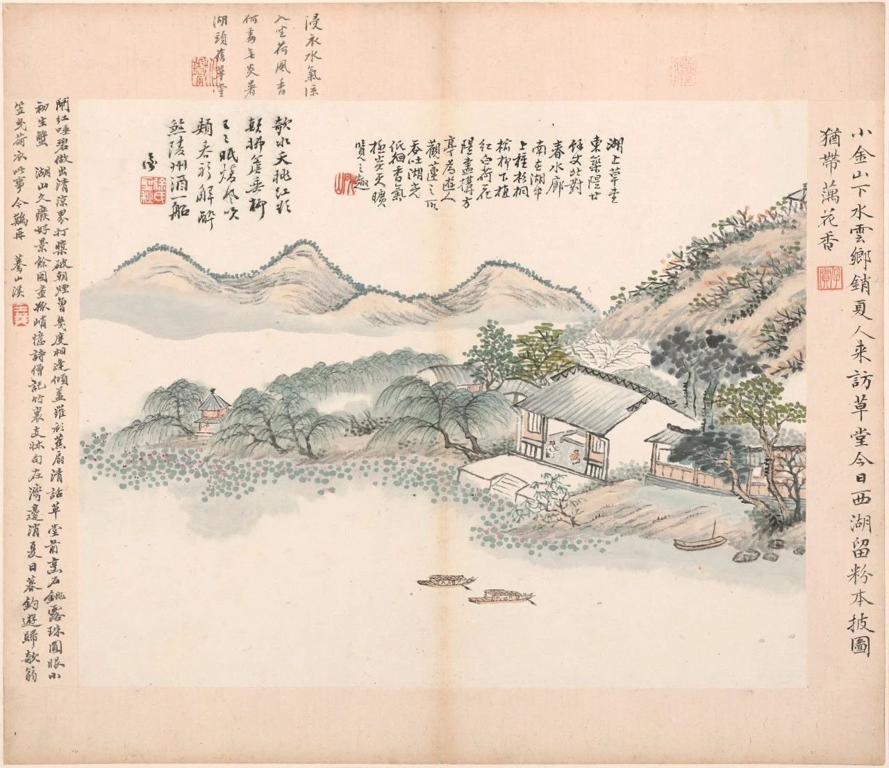 【扬州风物册】（二）汪鋆国画雅集[超话] ​​​