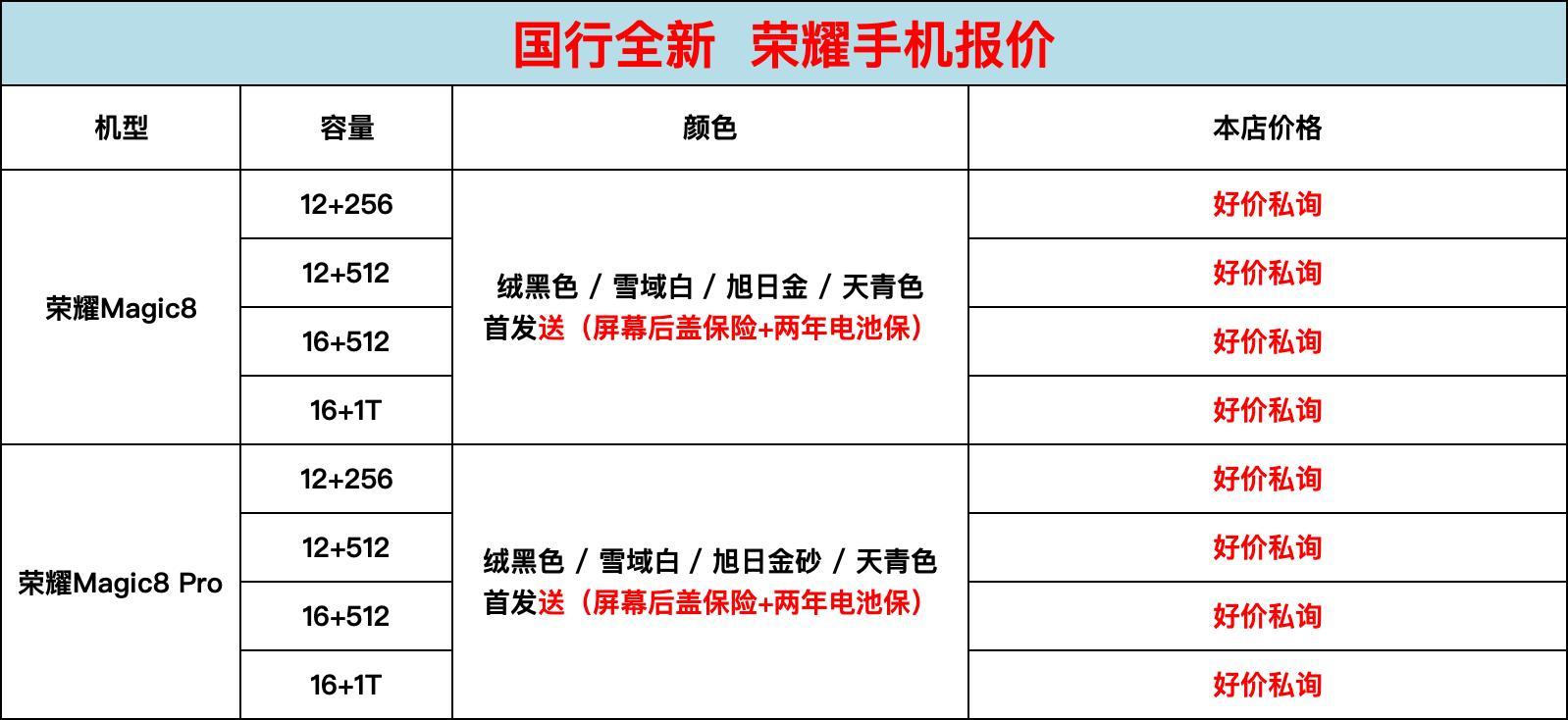 荣耀Magic8系列，vivo X300系列首销活动一览 ​​​