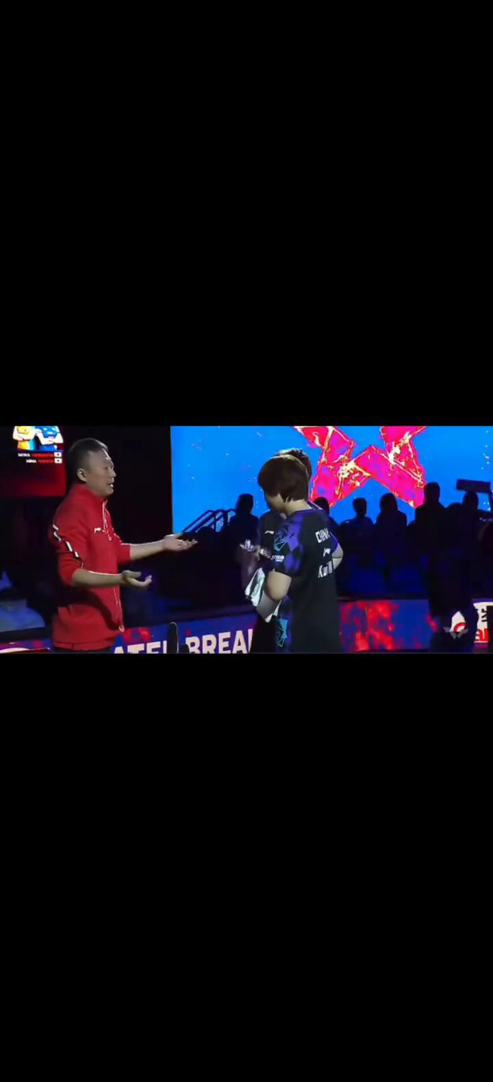 想顶就顶，想摆就摆，而且打完每个球以后，可以跟曼玉商量一下怎么接，或者感觉不舒服