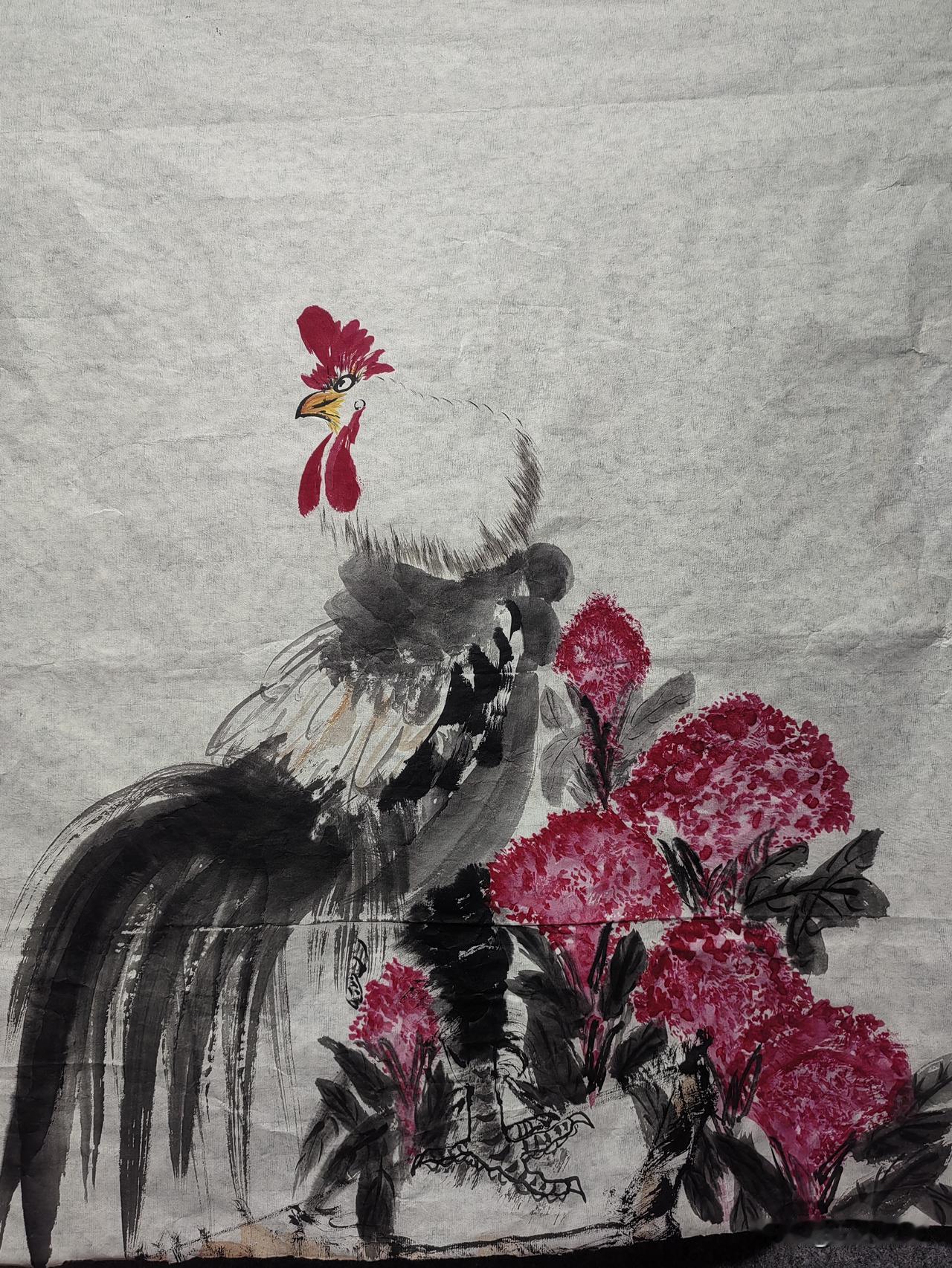 这回可谓是锦上添花，寓意甚佳。画画若不出名，权当消遣。若想声名远扬，拜名师是必经