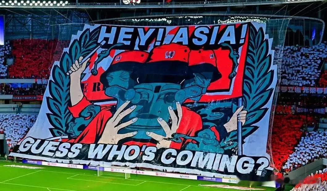 成都蓉城这款球赛的tifo，真正的霸气和壮观呀！三星堆面具给整上了，确实最后震撼