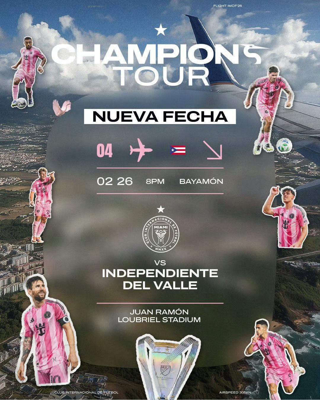 【下一场比赛】🔥迈阿密国际早前因为梅西伤病延期的巡回赛要补上了~🇵🇷波多黎