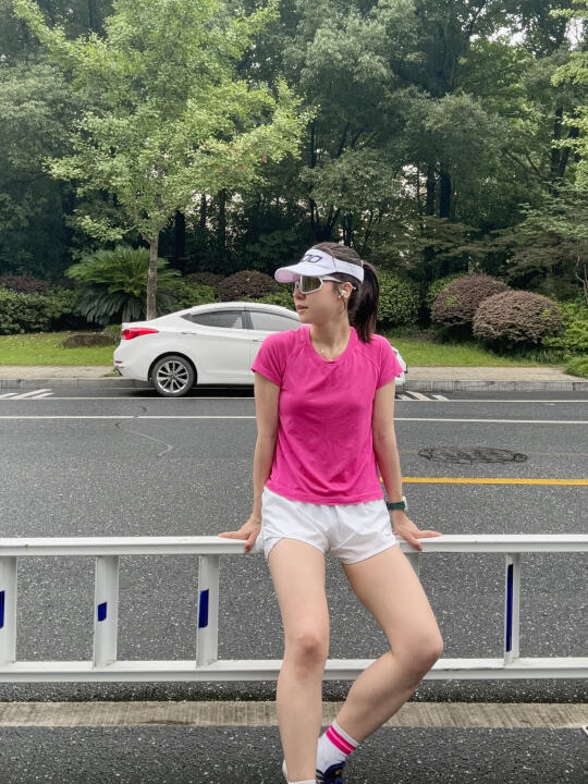 午跑10k｜淋雨总比暴晒强