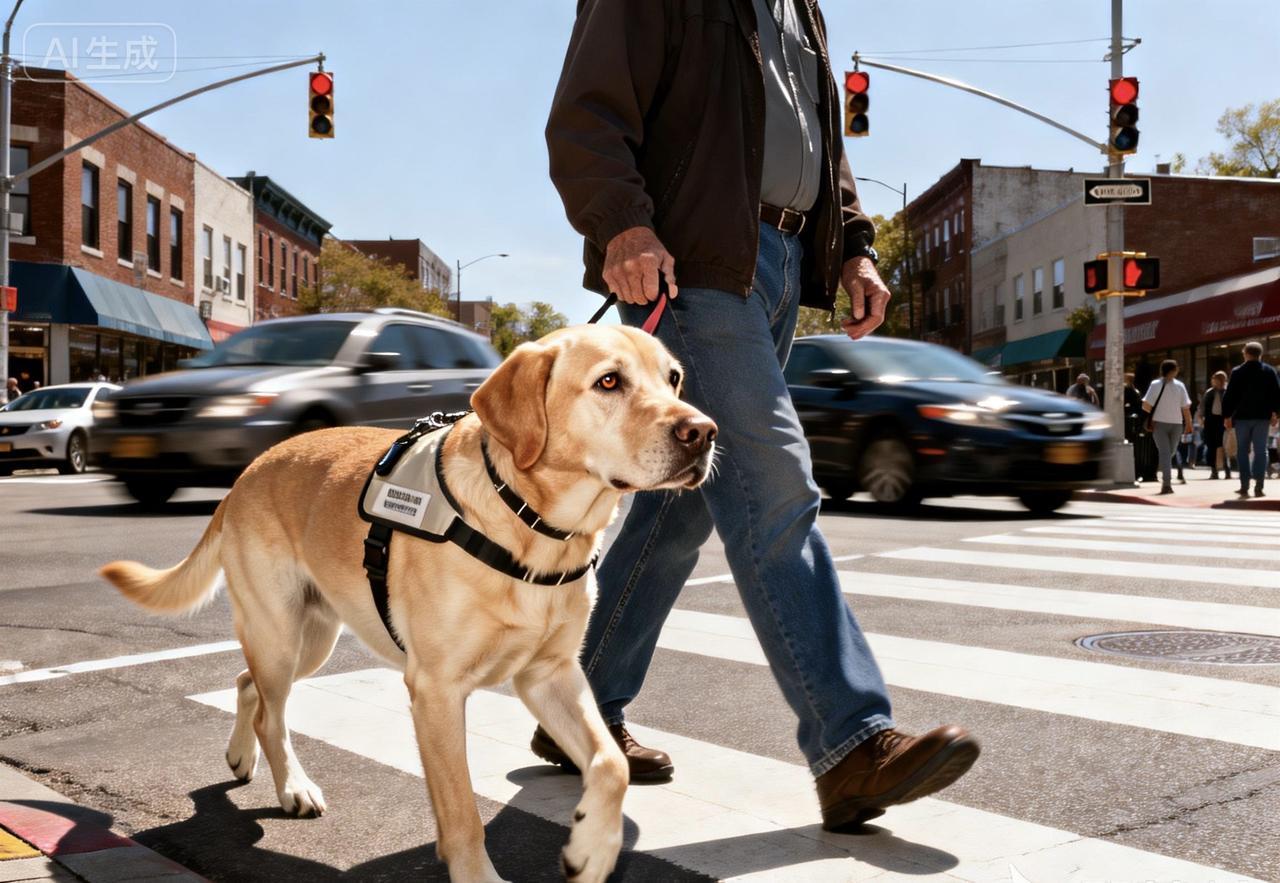 狗能区分“红绿灯”吗？世界色彩丰富，可狗狗是色盲，视觉里只有黑、白、灰三色。按说