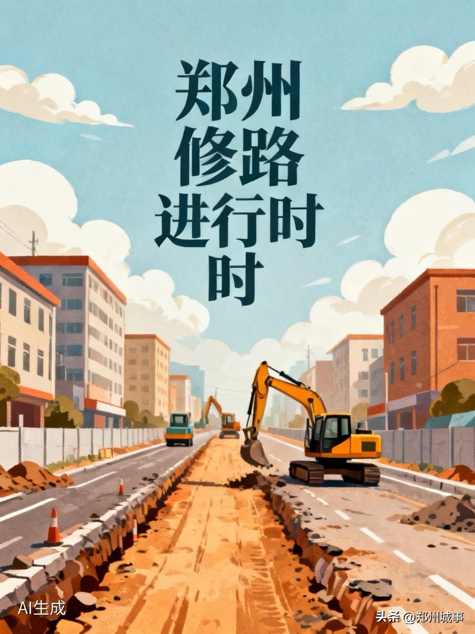 郑州一年修多少条路？
上周我从农业路开车去东区，导航显示18分钟。
开到一半，前
