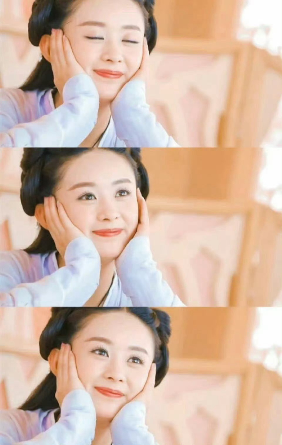 突然发现花千骨的妆造没有任何装饰，居然还这么好看 