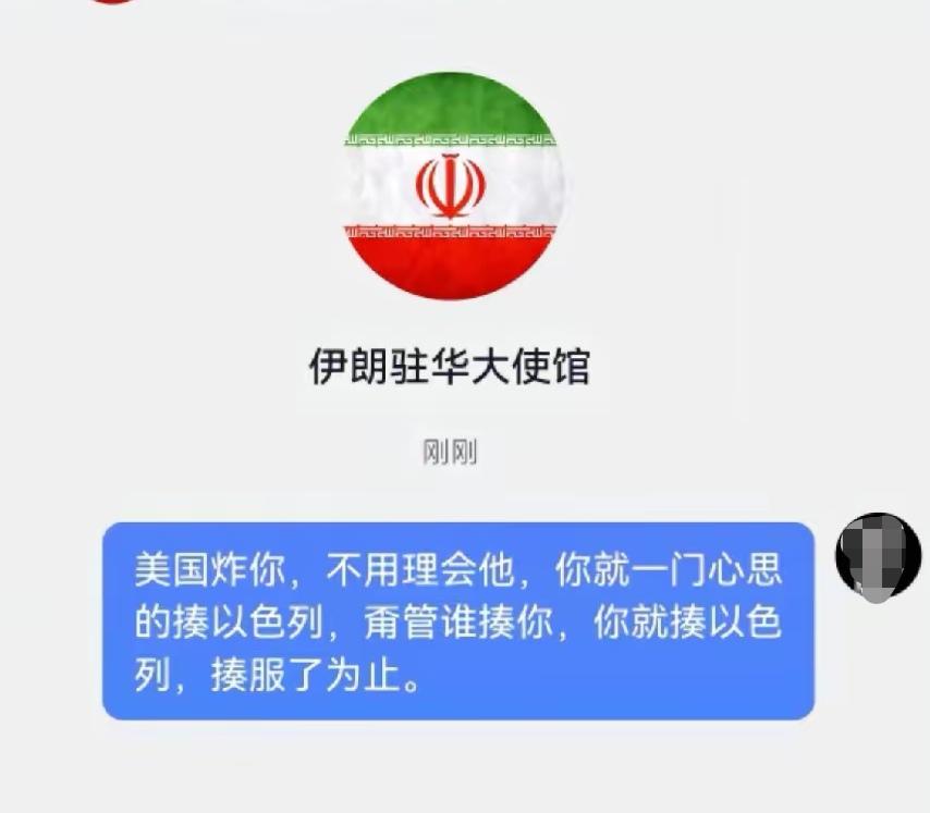 支招也无济于事！
以中国人的思维去看待伊朗，是难以看透的！
美以都已经打到家门口