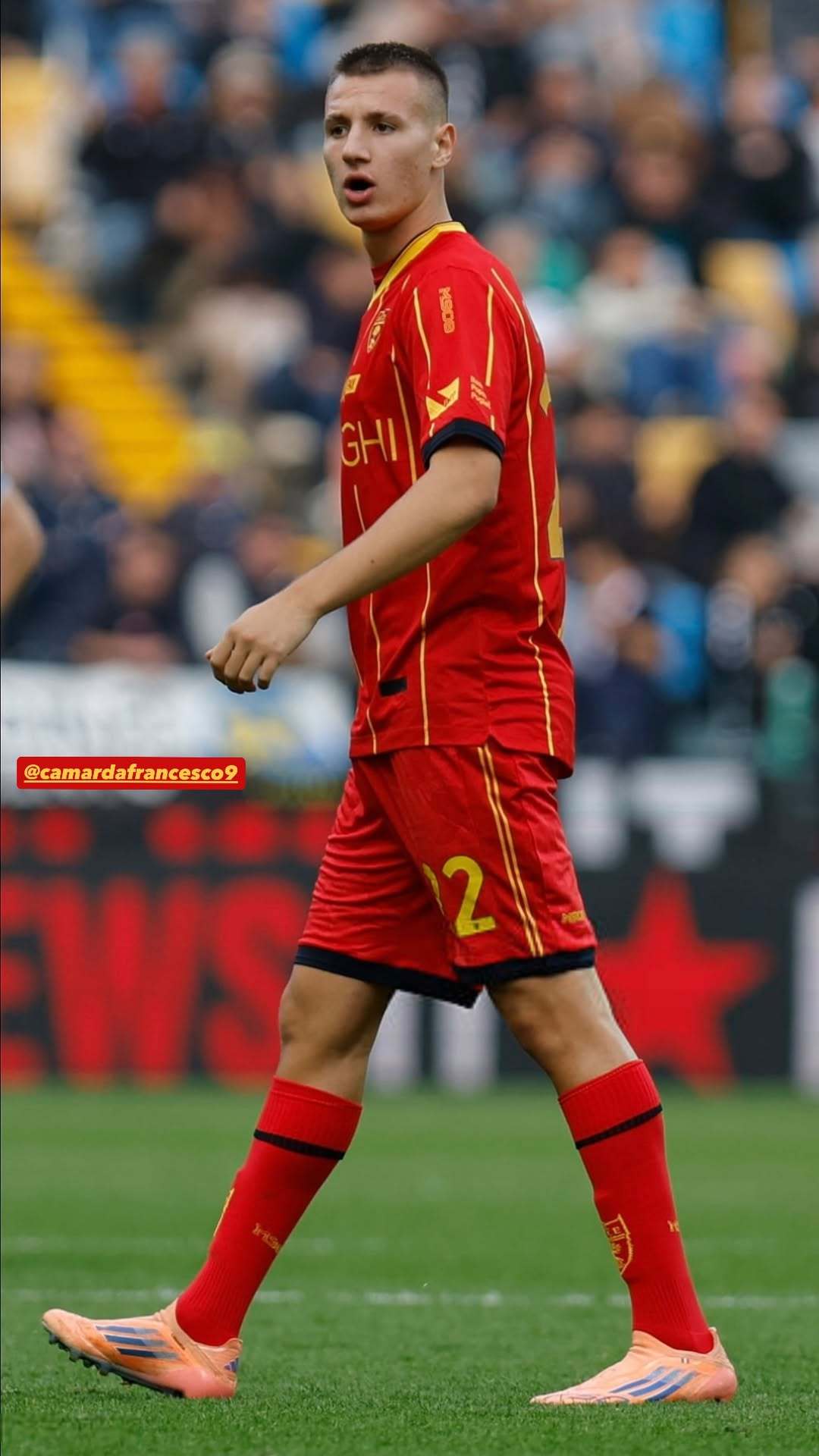 意甲联赛 莱切客场2：3负于乌迪内斯队，🔴⚫️ 米兰外租球员卡马尔达🇮🇹第