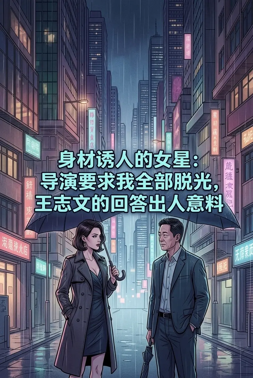 身材诱人的女星：导演要求我全部脱光，王志。文的回答出人意料