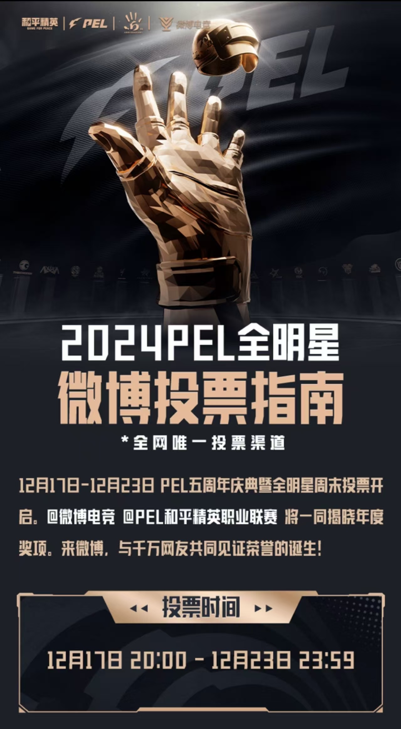 2024PEL全明星投票 动动你的小手，投出宝贵的一票吧[你好][你好][你好]