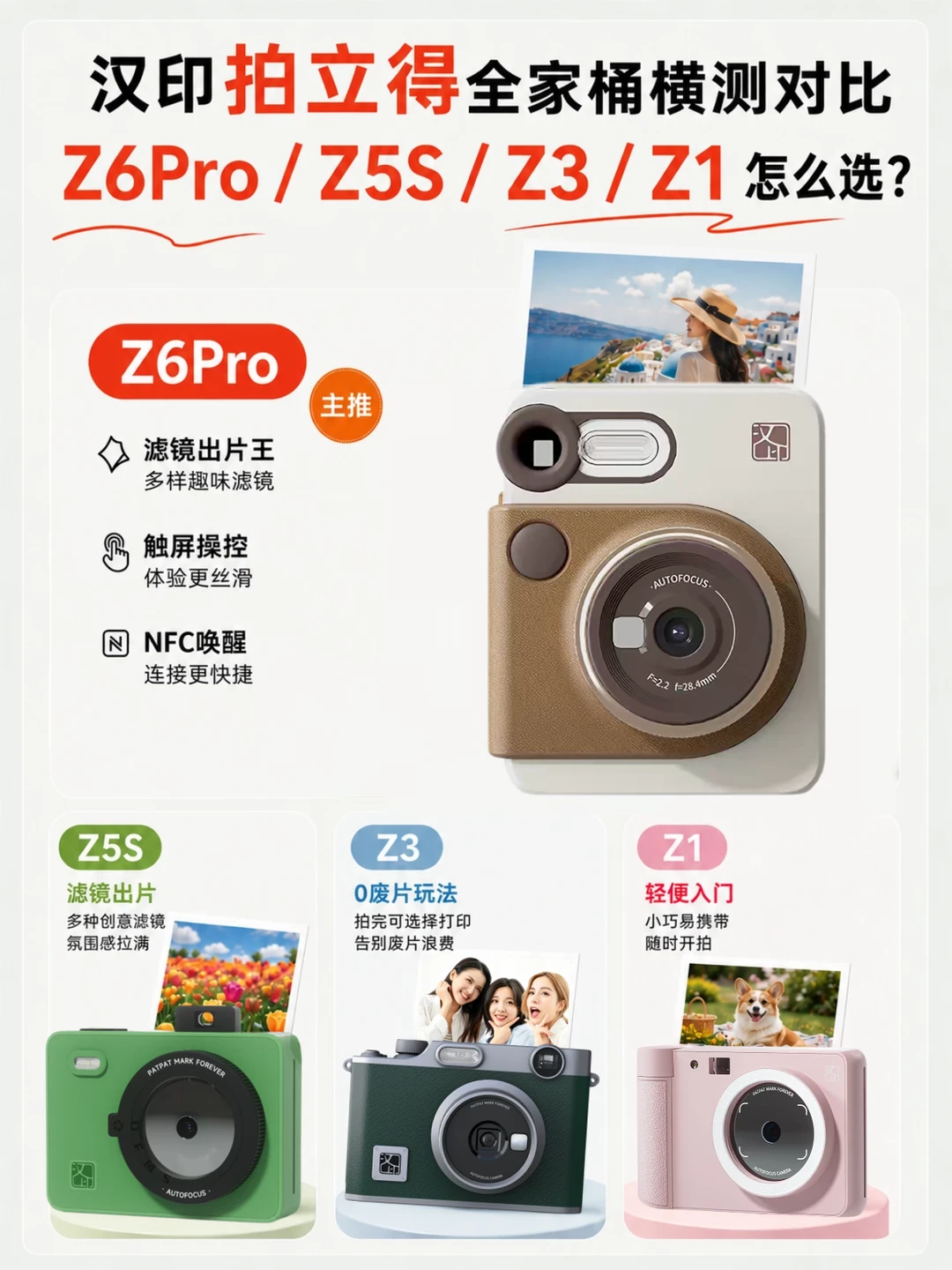 一篇看懂！618汉印拍立得全家桶怎么选？