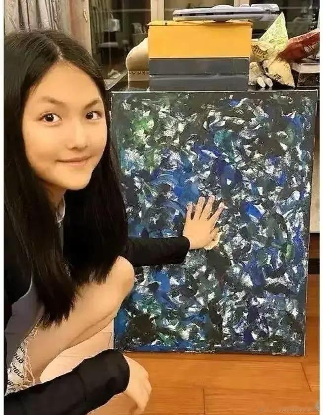 三个星二代画作欣赏：王诗龄vs李嫣vs陈冠希女儿！ ​​​