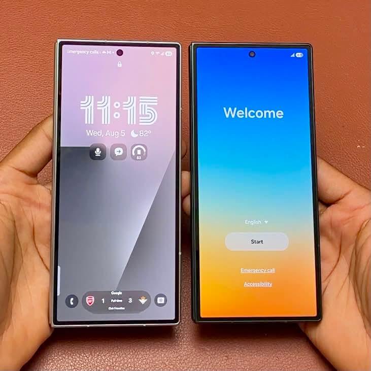 三星Galaxy Z Fold 7 与三星 Galaxy Z Fold 8 Ul