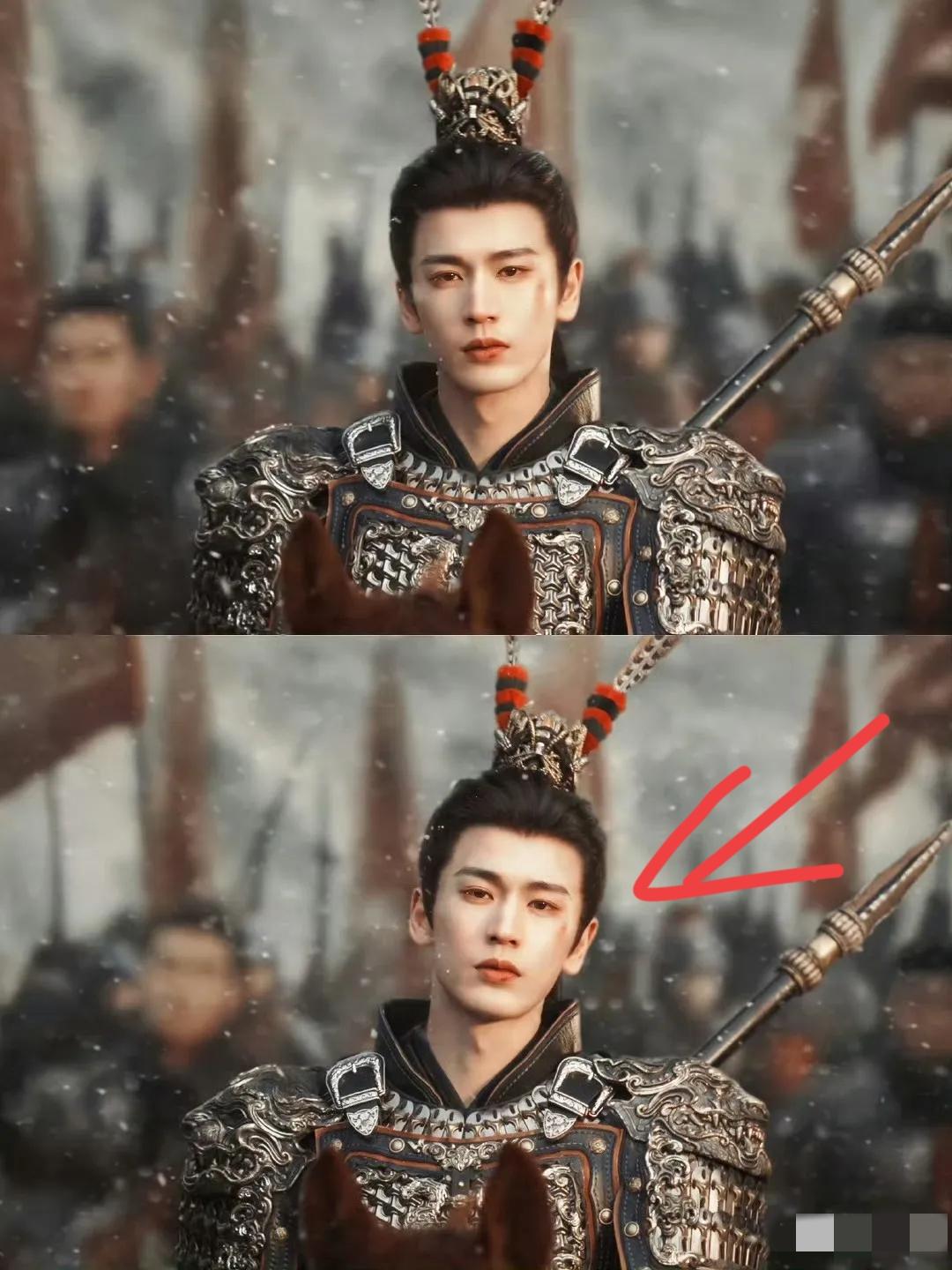 张凌赫被嘲“粉底液将军”！
张凌赫最近靠着新作里，雉鸡翎冠造型出圈，迷倒万千少女