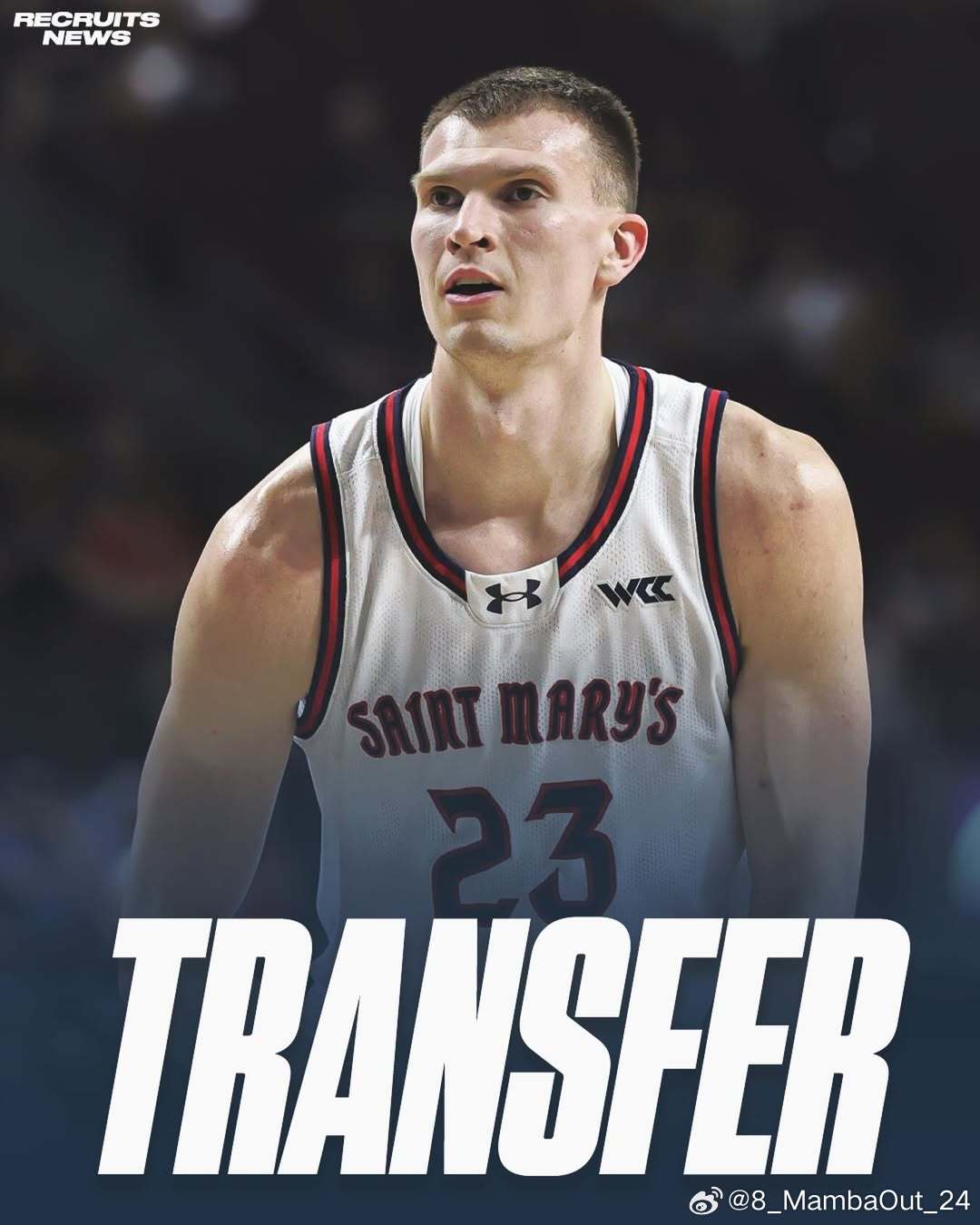 圣玛丽学院前锋保利乌斯·穆劳斯卡斯(Paulius Murauskas)计划进入