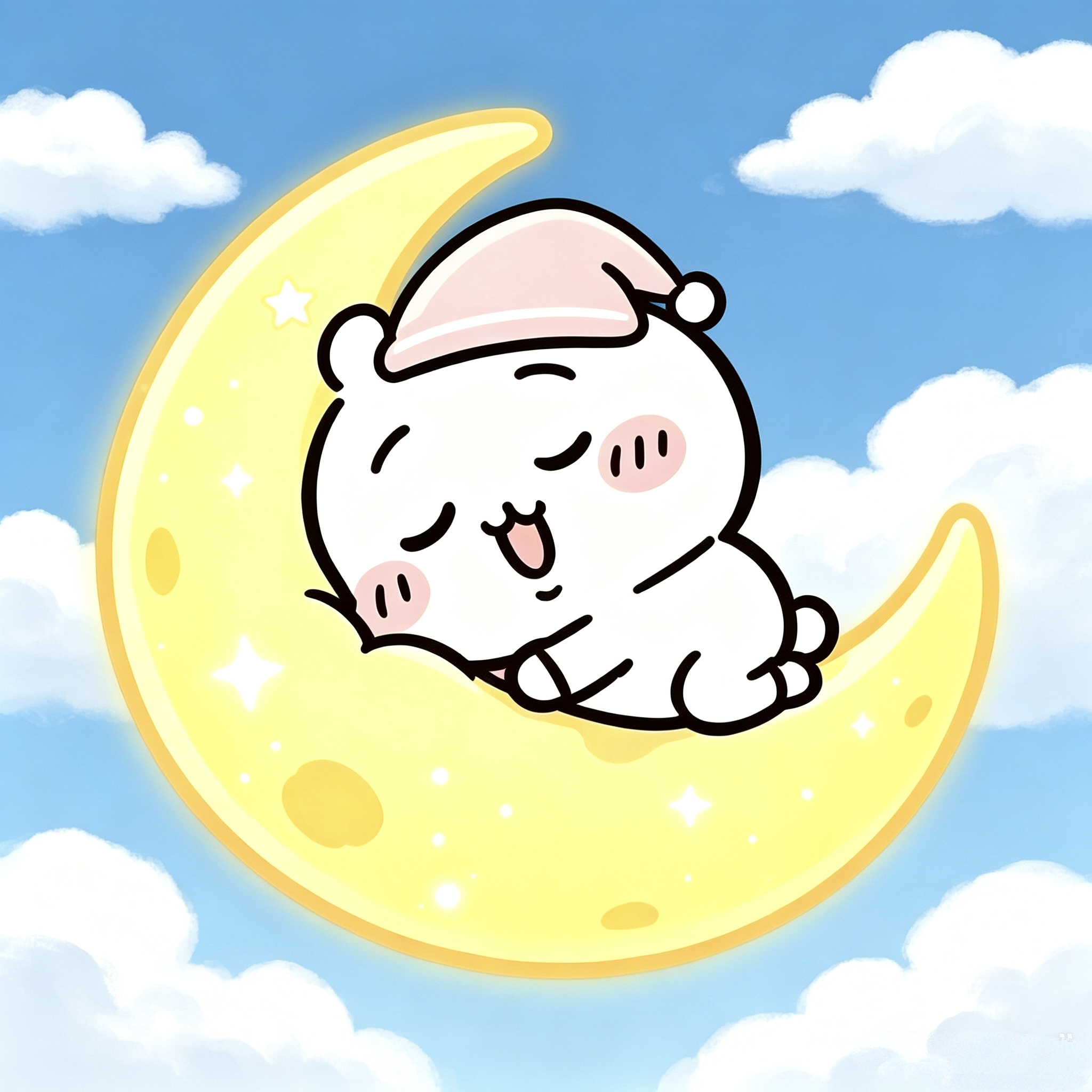 吉伊卡哇灵感共创夏日企画三小只睡衣派对头像有烦心事睡一觉就好了图片由ai生成 