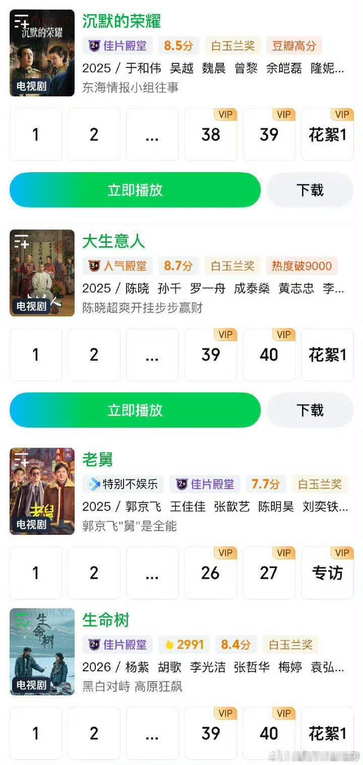 生命树被标注白玉兰奖选择性失明吗？今年爱奇艺提名白玉兰的剧都被标注了，从提名以来