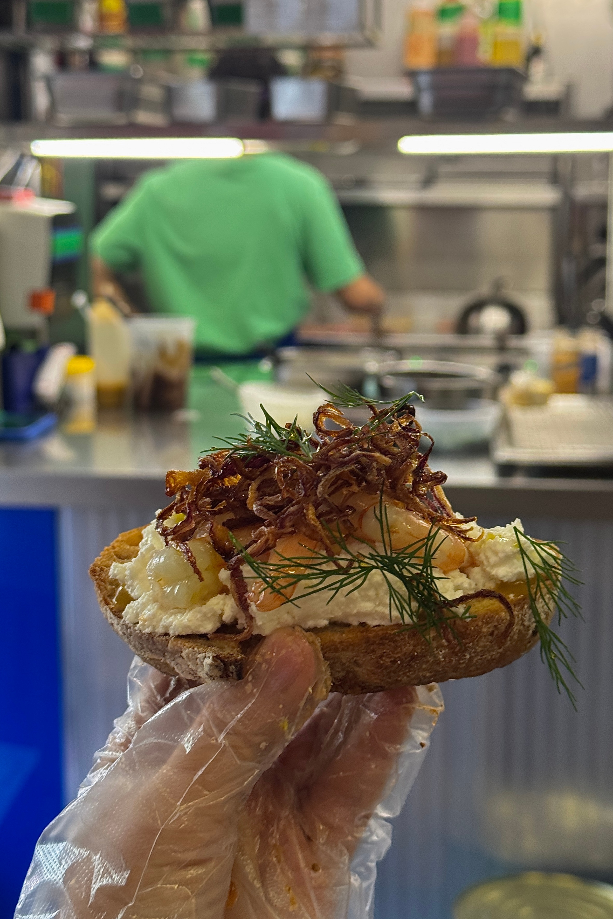 郑州三明治大赏。来之前就刷到这家The Deli Shop，主要是乳清奶酪开放三