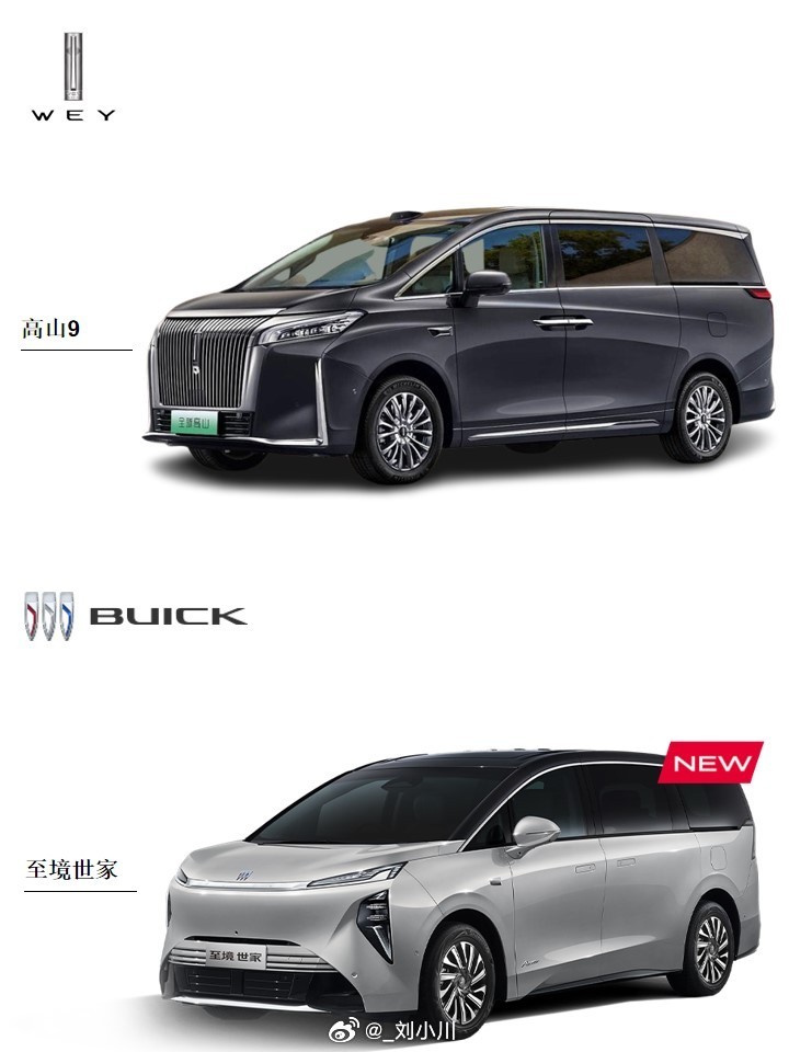 魏牌高山9别克至境世家 大空间MPV，二选一：魏牌高山9还是别克至境世家 
