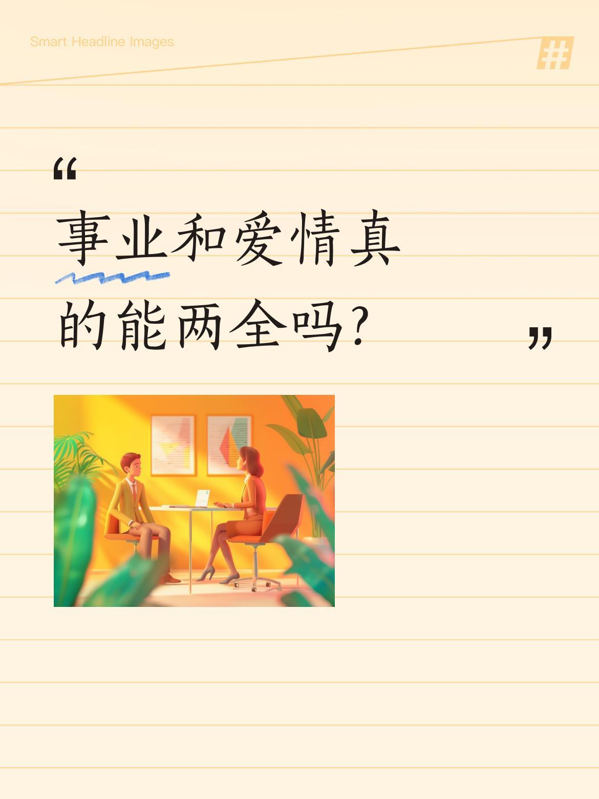 事业和爱情真的能两全吗？
赵兰心说"要么全要全有，要么粉身碎骨"。有人为爱情卖房