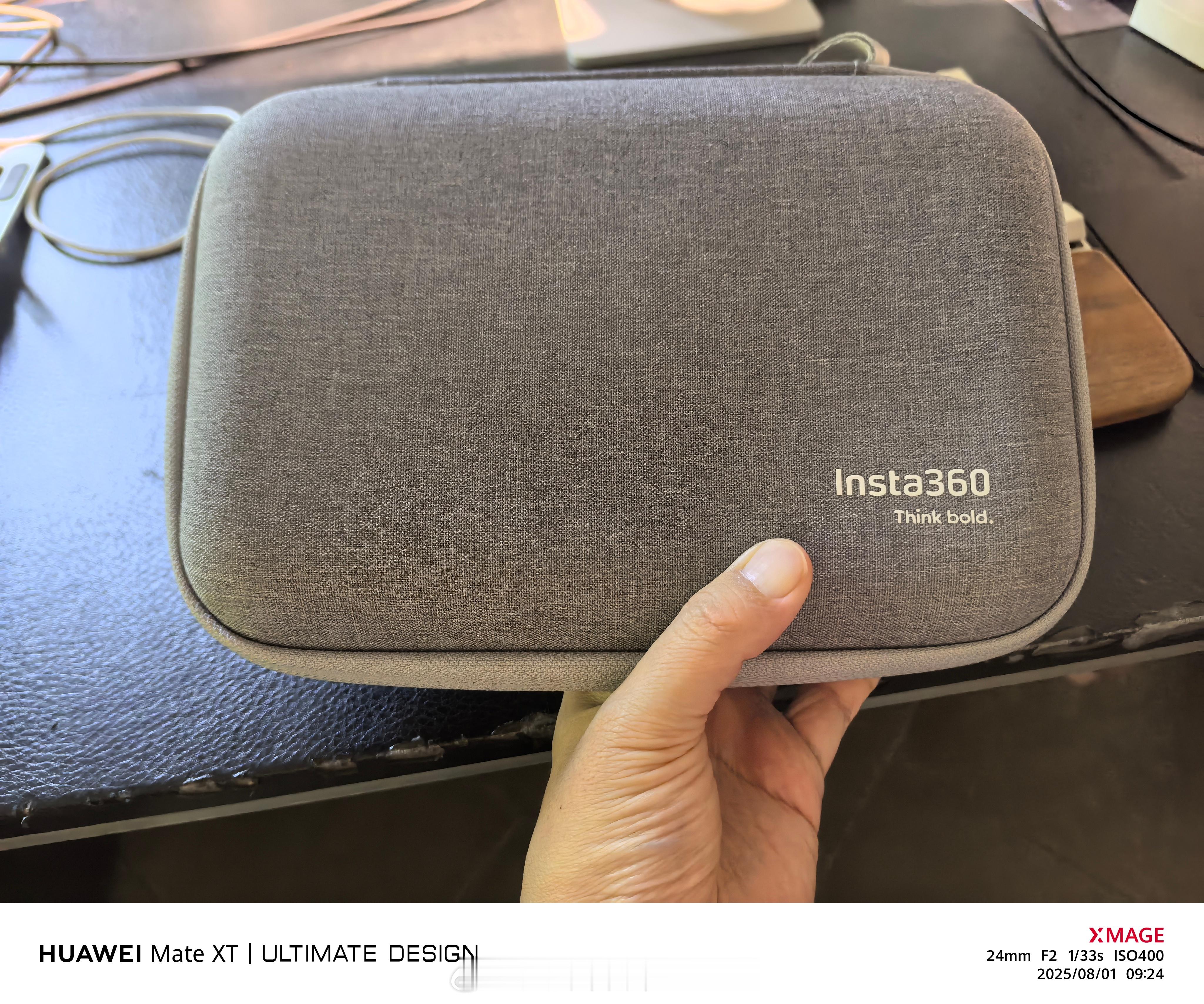 这个insta360买来是想去2025Chinajoy用的，临时有情况没去成，一