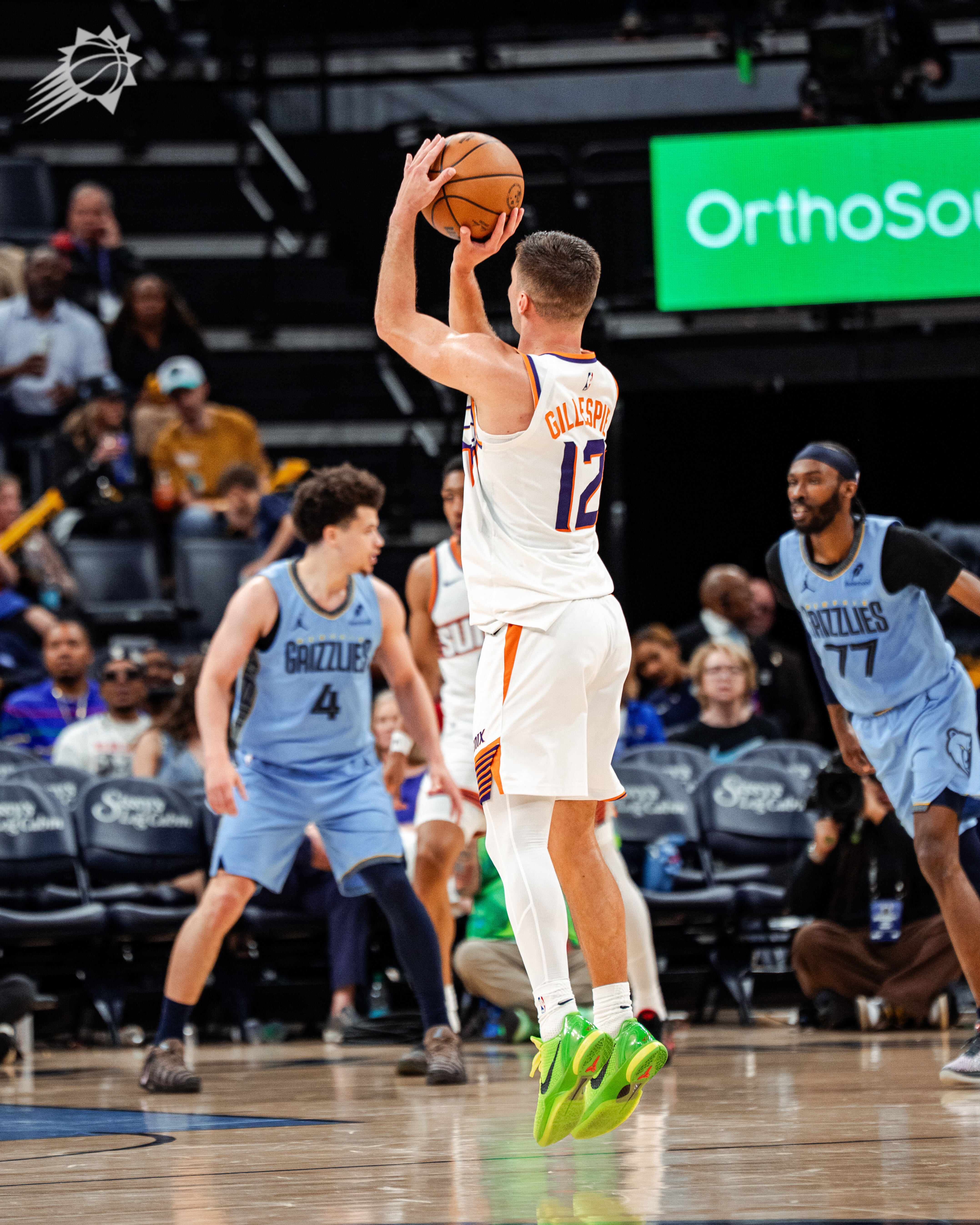 鸡皮连进三分！！！分差来到18分！！！菲尼克斯太阳 ｜旭日东升 ｜太阳vs灰熊