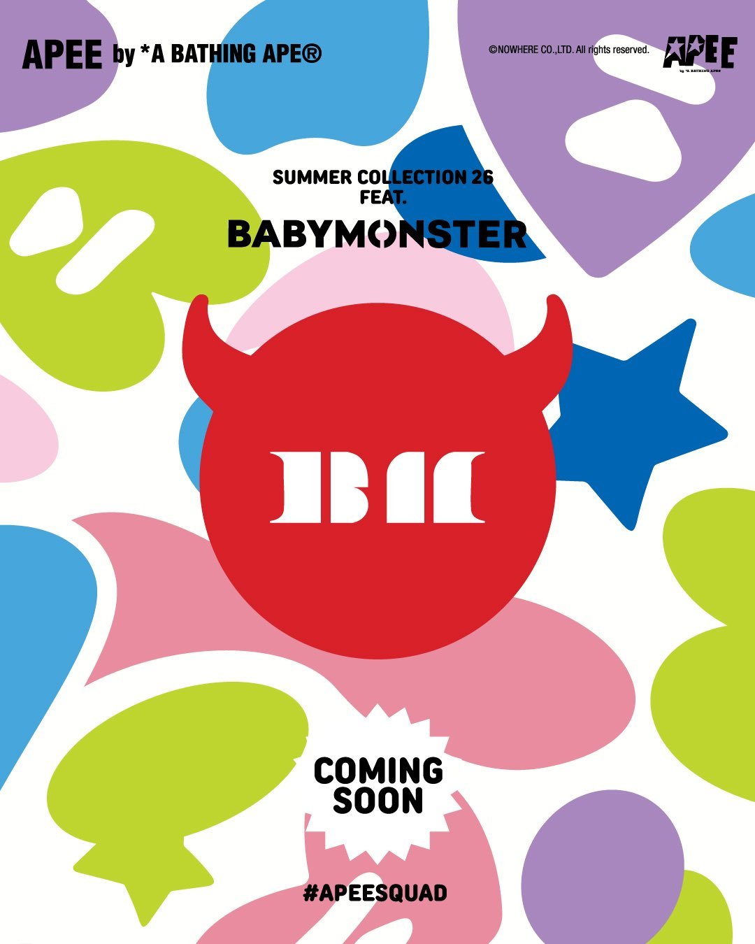 APEE x BABYMONSTER26夏季系列新品｜即将上线