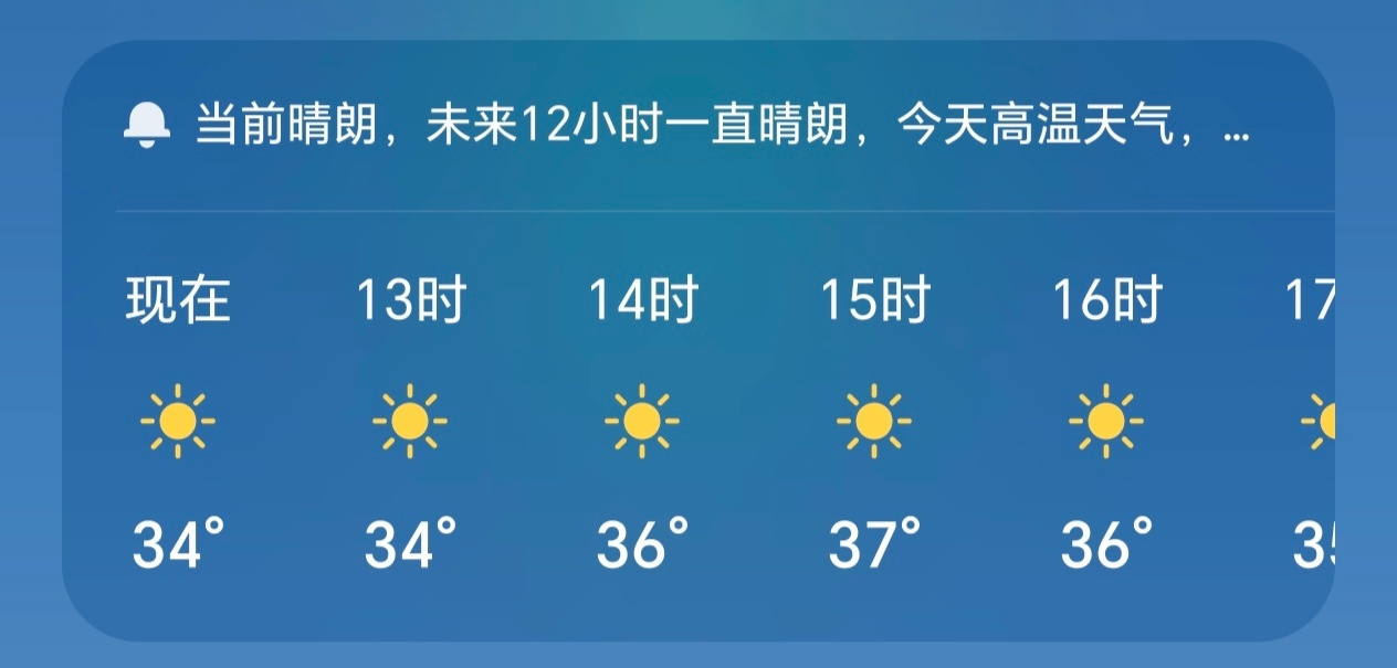 高温预警 