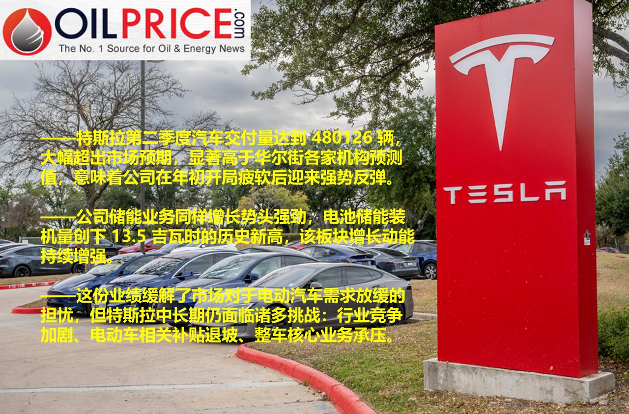 特斯拉交出爆发式季度业绩，大幅超出华尔街预期

据 CNBC（美国消费者新闻与商