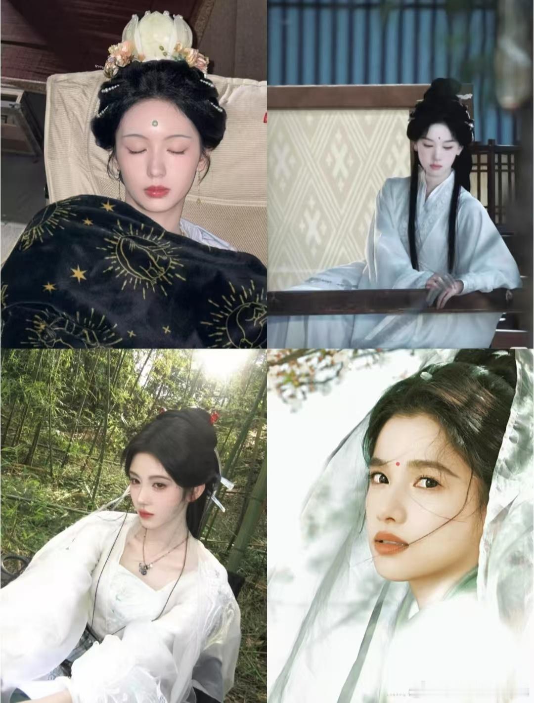 内娱观音塑这一块，这几位太权威了周也 陈都灵 鞠婧祎 张婧仪 ​​​
