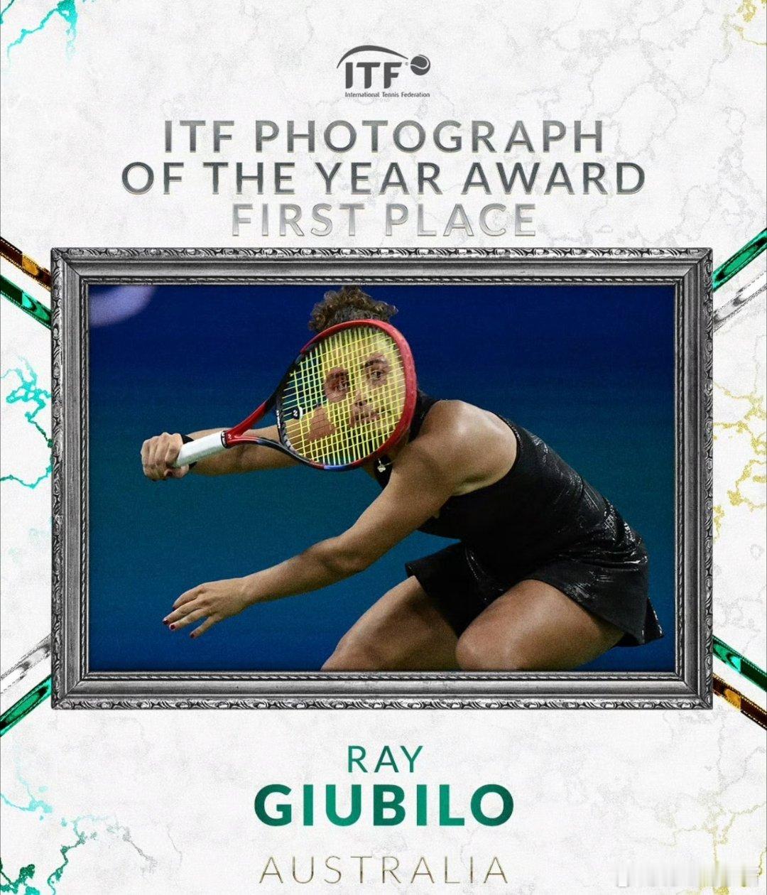 实至名归保利尼这张相片获得年度最佳相片。拍摄者获得3000美元奖金 澳网2026