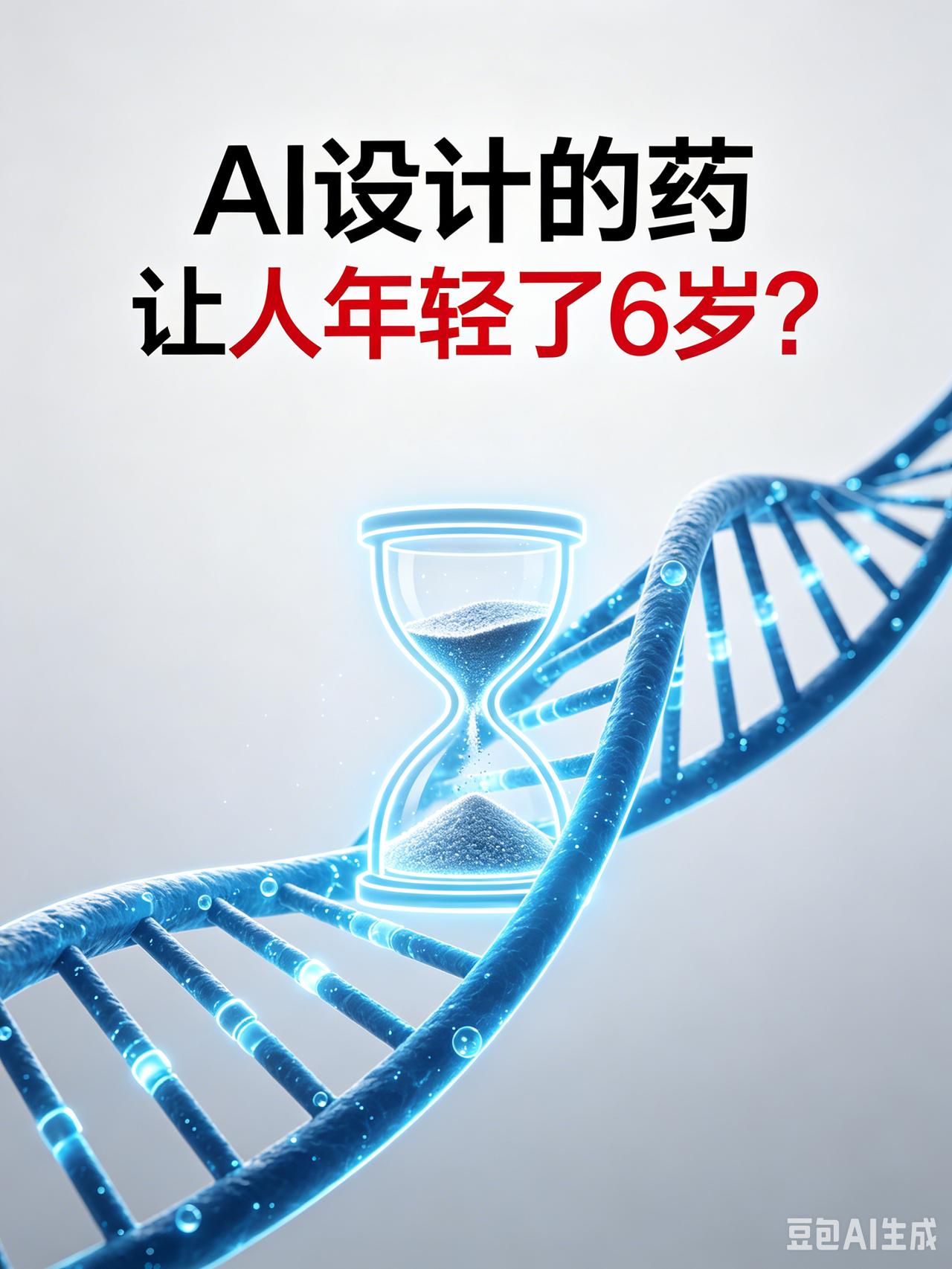 AI 设计的药，让人年轻了 6 岁？
刷到这条的时候我以为是营销号标题党，结果查