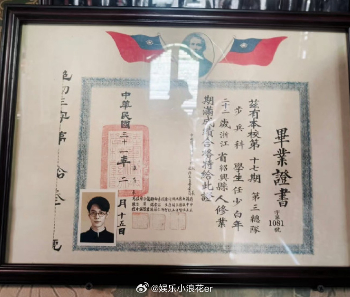 肖战任少白毕业证件照 哇塞，好帅啊！ ​​​