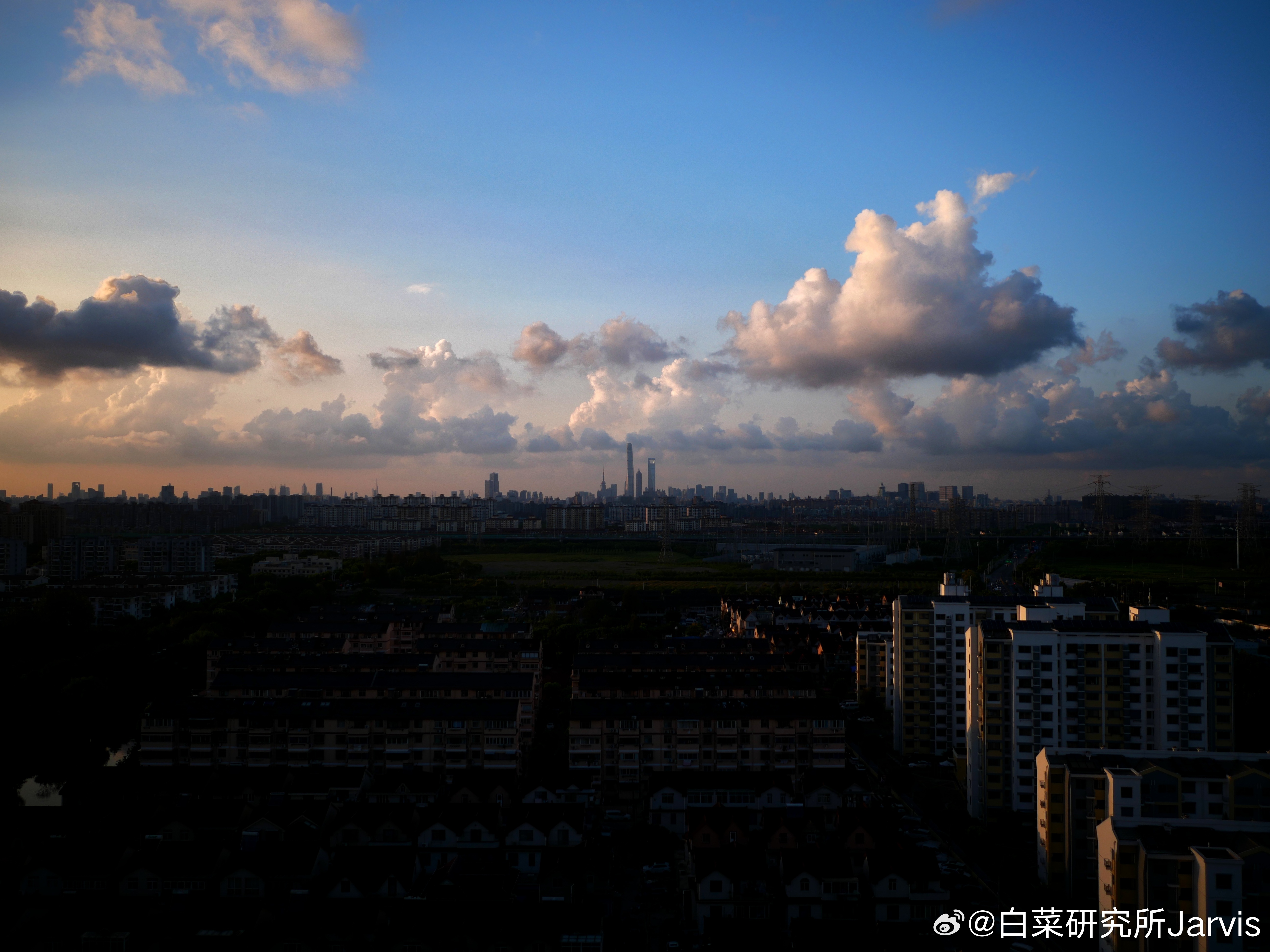 上海天际线，多云版～#上海天际线# ​​​