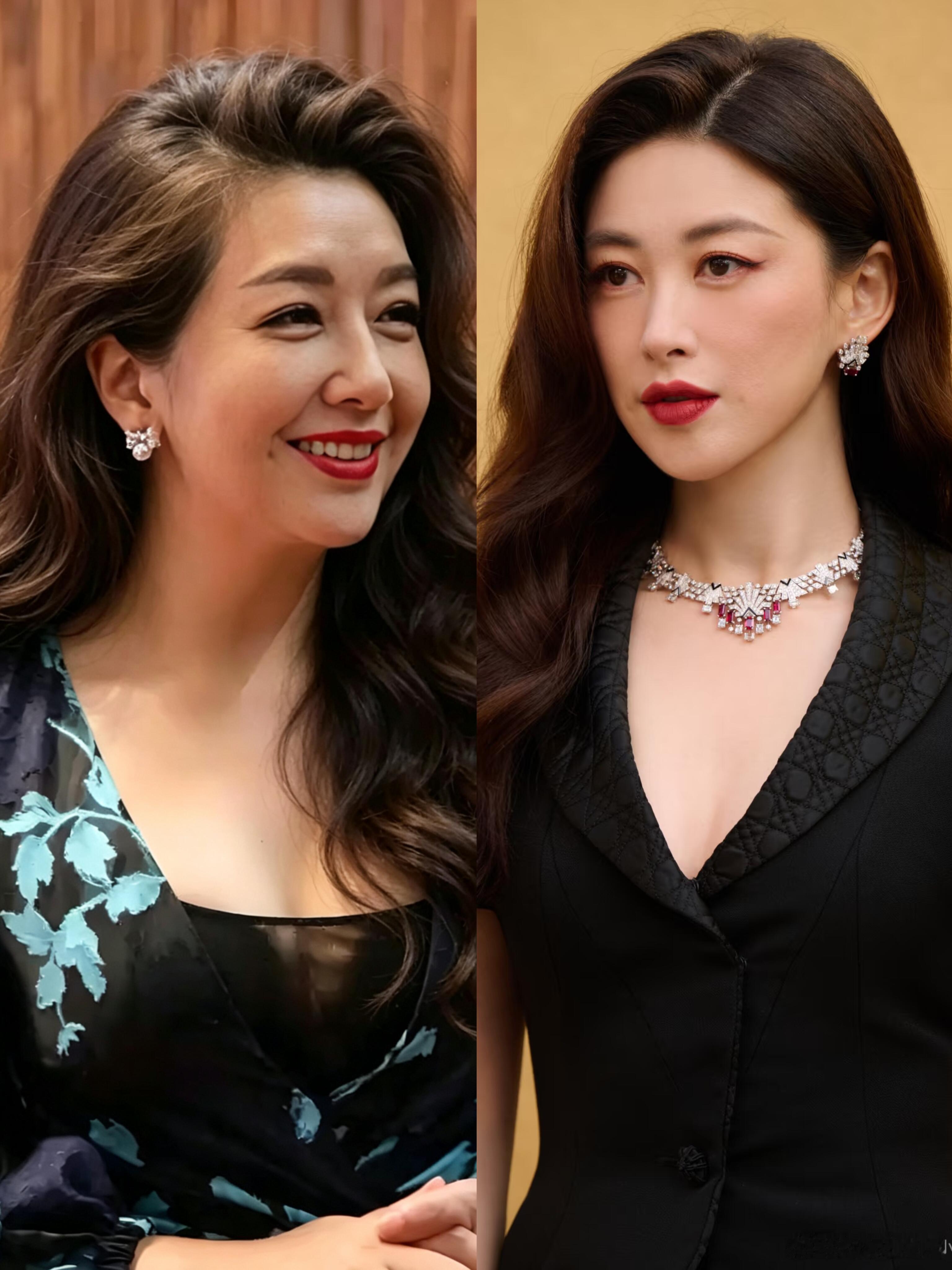 有没有人发现朱珠和江珊俩人很像啊，嘴角都有梨涡 